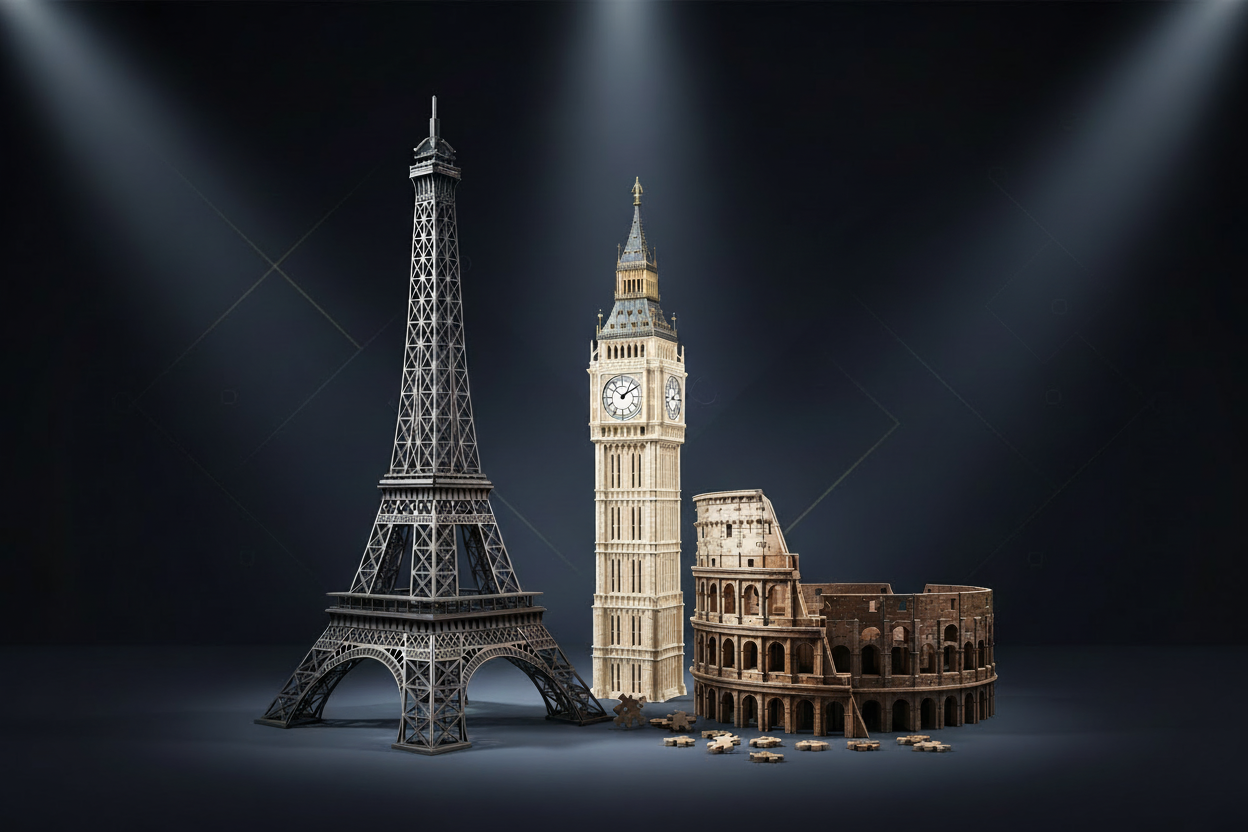 3D Puzzles Slider No Text