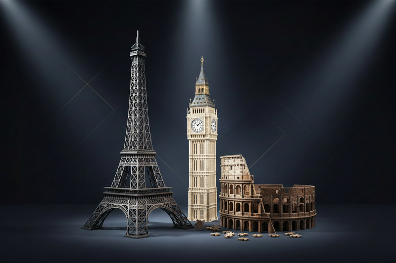 3D Puzzles Slider No Text