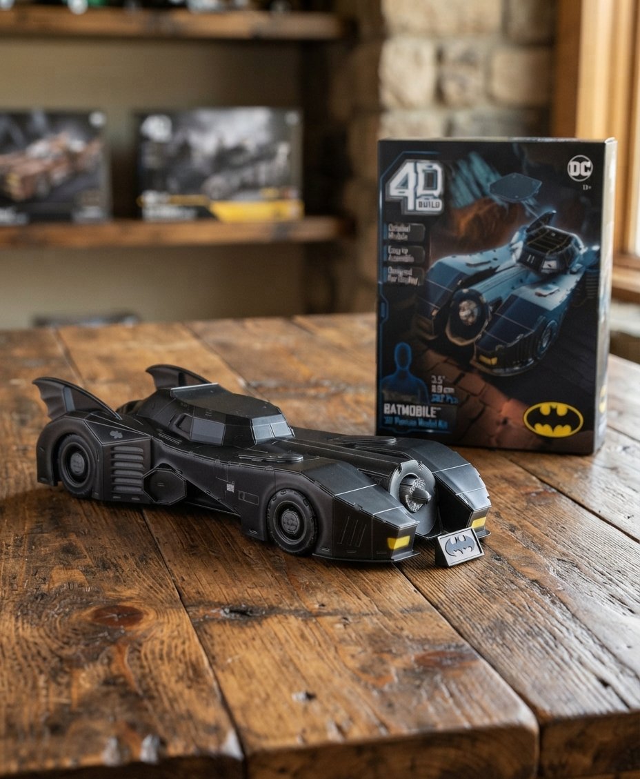 مجسم Batmobile ثلاثي الأبعاد – بازل تركيب 202 قطعة | DC Batman